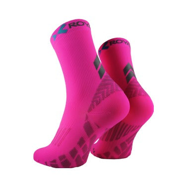 ROYAL BAY Ponožky Super High Cut — Růžová neon