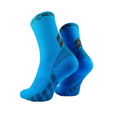 ROYAL BAY Ponožky Super High Cut — Modrá neon