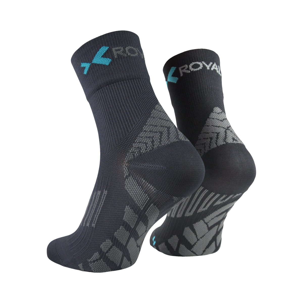 ROYAL BAY NRG | Športové ponožky High-cut – Sivá