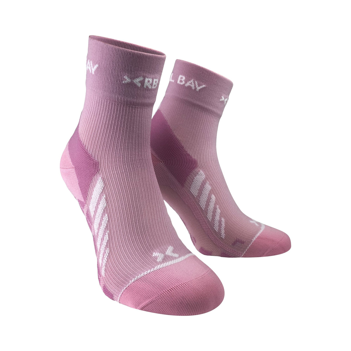 ROYAL BAY Air | Športové ponožky High-cut – Púdrová – pohľad spredu