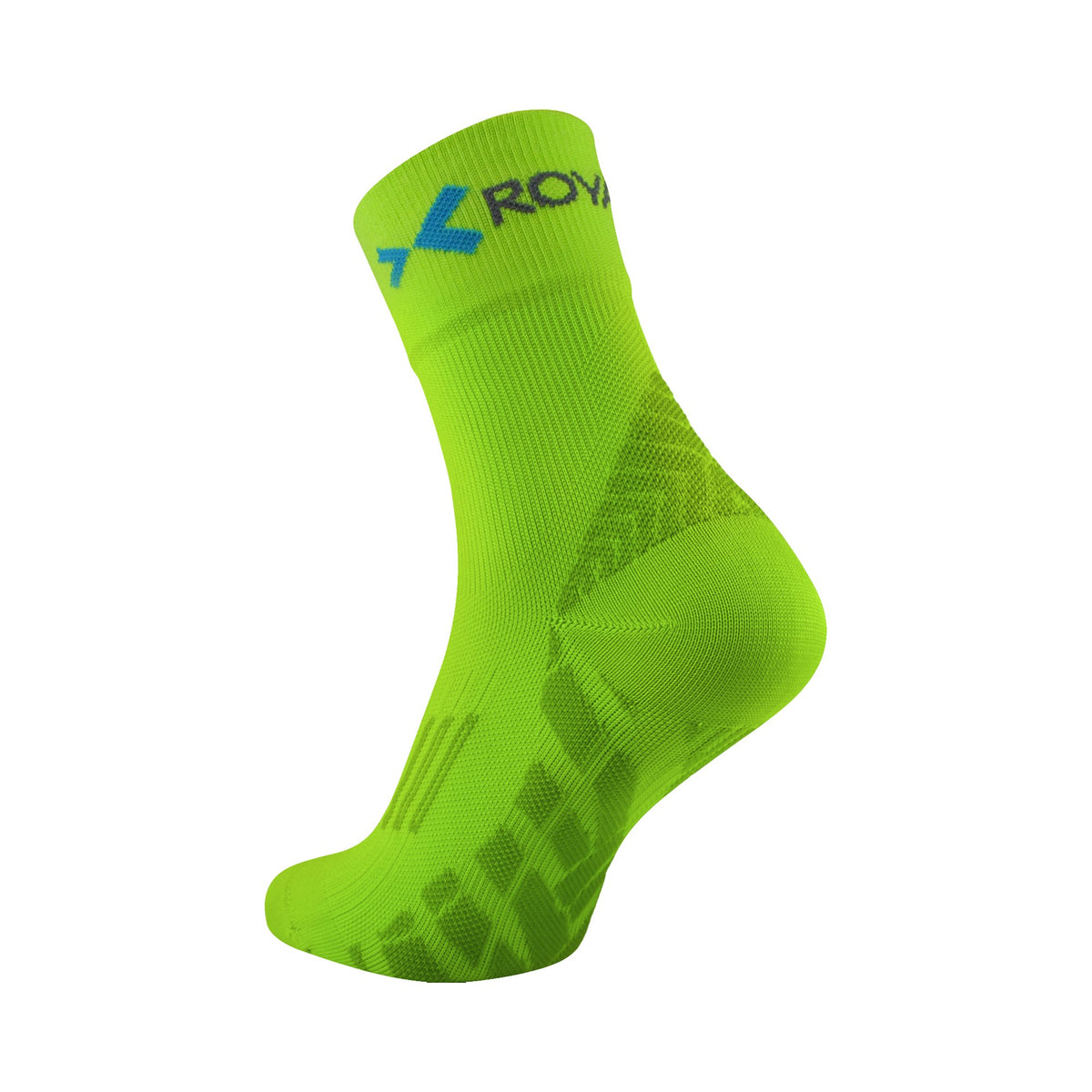 ROYAL BAY NRG | Športové ponožky High-cut – Limeta – pohľad zboku